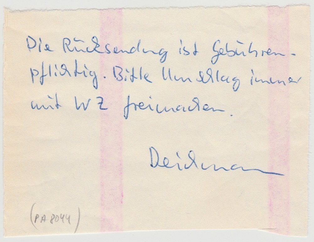 Begleitschreiben